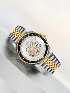French Connection Men Dial & Bracelet Straps Automatic Motion Watch FCA19STM