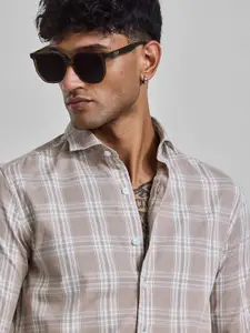 Snitch Men Wayfarer Sunglasses with UV Protected Lens SN0078-Silver