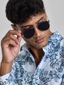 Snitch Men Aviator Sunglasses with UV Protected Lens SN0072