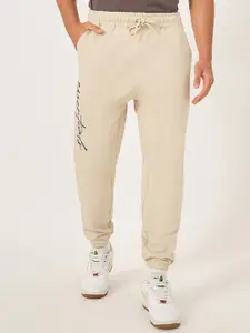 Styli Men Slogan Print Oversized Fit Jogger