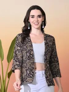 DECKEDUP Floral Printed Shrug