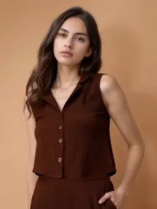 all about you Women Original Opaque Casual Shirt