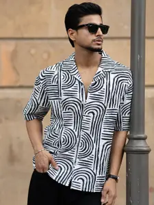 Powerlook Men Opaque Printed Casual Shirt