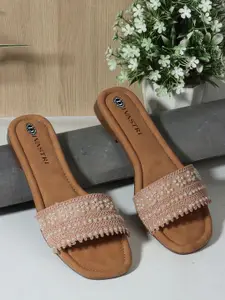 DIVASTRI Women Open Toe Flats