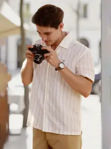 Allen Solly Men Striped Casual Shirt