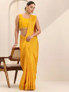 Libas Bandhani Zari Silk Blend Saree