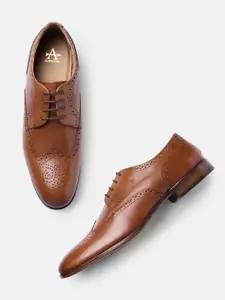 Arrow Men Textured Leather Formal Brogues