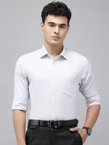 Park Avenue Slim Fit Geometric Self Designed Formal Shirt