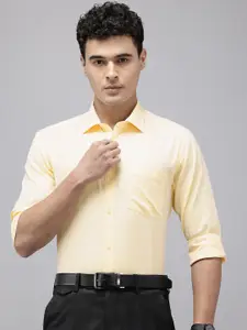 Park Avenue Slim Fit Geometric Self Designed Formal Shirt