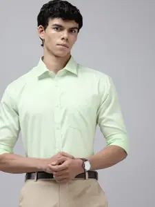 Park Avenue Slim Fit Textured Formal Shirt