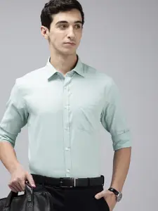 Park Avenue Slim Fit Self-Design Geometric Formal Shirt