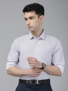Park Avenue Self-Design Slim Fit Formal Shirt