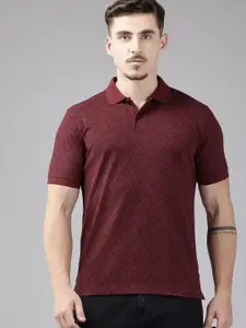 Park Avenue Printed Polo Collar T-shirt