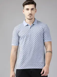 Park Avenue Printed Polo Collar T-shirt