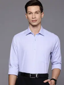 Raymond Pure Cotton Self Design Slim Fit Formal Shirt