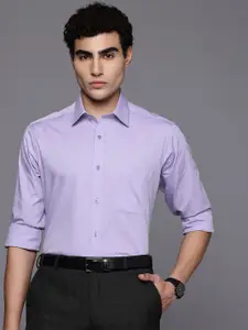 Raymond Pure Cotton Textured Slim Fit Formal Shirt