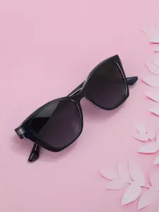 Carlton London Blue Toned with Blue Polarised Lens Cat Eye Sunglass