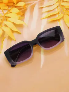 Carlton London Double Toned with Polarised Lens Rectangle Sunglass