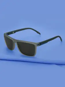 Carlton London Blue with Grey Toned with Blue Polarised Lens Wayfarer Sunglass
