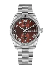Invicta Men Dial & Stainless Steel Bracelet Style Straps Analogue Watch 47424