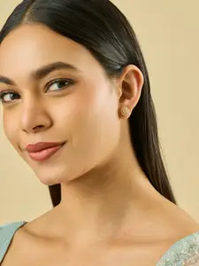 Kushal's Fashion Jewellery Embellished Bridal Gold-Plated Cubic Zirconia Toe Rings