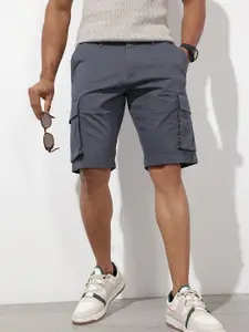 The Roadster Lifestyle Co. Men Solid Cargo Shorts