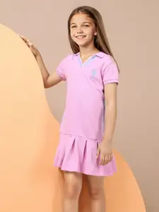 U.S. Polo Assn. Kids-Girls T-shirt Dress