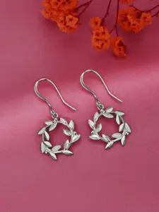 DressBerry Rhodium Plated Conteporary Drop Earring