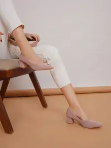 Shezone Women Block Heel Pumps