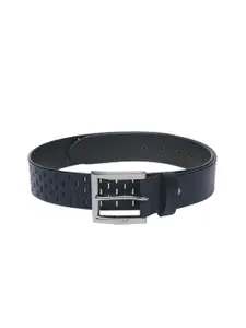 Levis Men Textured Leather Wide Belt