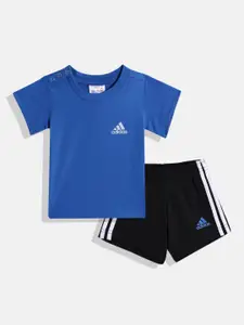 ADIDAS Boys Logo Pure Cotton T-shirt with Shorts