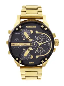 DIESEL Men Mr. Daddy 2 Stainless Steel Dial & Straps Analogue Watch DZ7333I