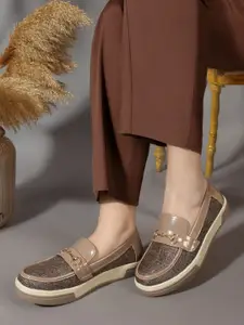 Carlton London Women Textured Loafers