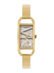 Michael Kors Women Empire Dial & Stainless Steel Straps Analogue Watch MK4840