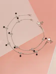 LeCalla 925 Sterling Silver-Plated Anklet