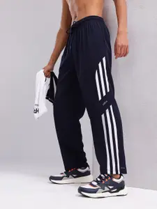 HRX by Hrithik Roshan Rapid-Dry Track Pants With Side Striped Detail