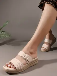 DressBerry Women Open Toe Flats