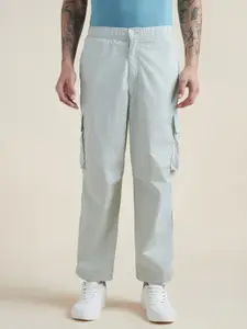 Allen Solly Men Regular Fit Mid-Rise Cotton Trousers