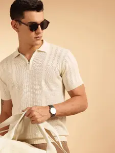 French Connection Men Polo Collar Pure Cotton T-shirt