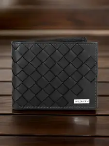 WildHorn Men Leather Two Fold Wallet