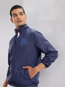 HRX by Hrithik Roshan Logo Detail Lifestyle Bomber Jacket