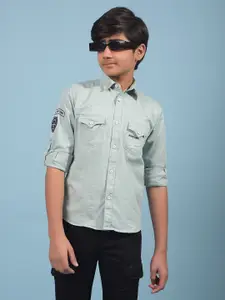 Crimsoune Club Boys Slim Fit Casual Shirt