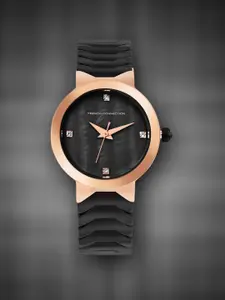 French Connection Women Round Dial & Stainless Steel Straps Analogue Watch FCH9BM