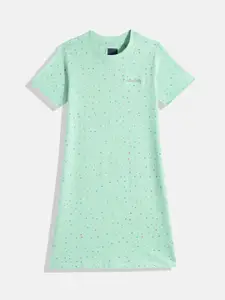 Allen Solly Junior Geometric Ditsy Print A-Line Dress