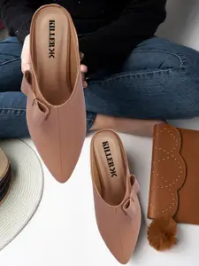 Killer Women Pointed Toe Block Sandals