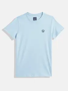 Allen Solly Junior Boys Brand Logo Pure Cotton T-shirt