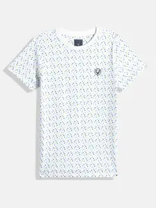 Allen Solly Junior Boys Printed Pure Cotton T-shirt