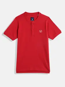 Allen Solly Junior Boys Brand Logo Pure Cotton T-shirt