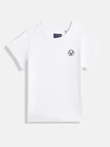 Allen Solly Junior Boys Brand Logo Pure Cotton T-shirt