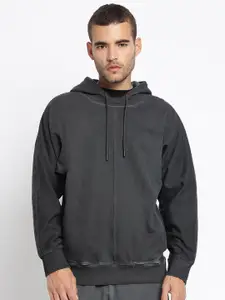 GUESS Men Pure Cotton Hooded Sweatshirt